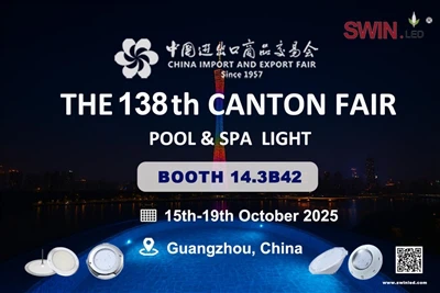 SWIN LED จัดแสดงนวัตกรรมโซลูชั่นแสงสว่างสำหรับสระว่ายน้ำและสปาที่งาน 138